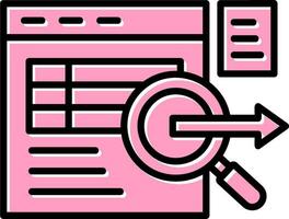 Data Query Vector Icon