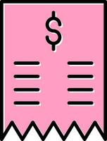 Bill Vector Icon