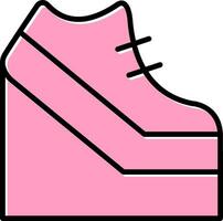 icono de vector de zapato