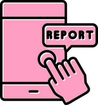 icono de vector de informe