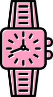 reloj, vector, icono vector