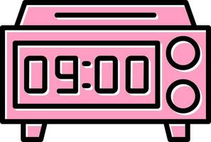 Digital Clock Vector Icon