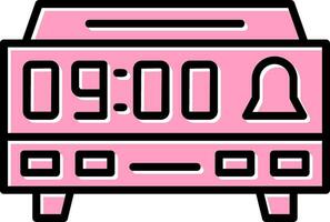 Digital Clock Vector Icon