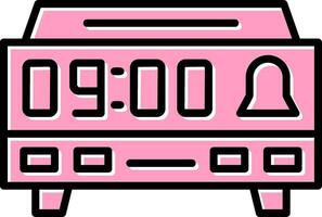 icono de vector de reloj digital