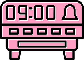 Digital Clock Vector Icon