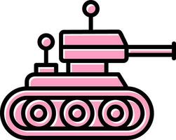 icono de vector de tanque