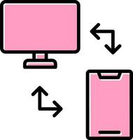 File Transfer Vector Icon