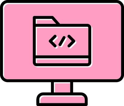 icono de vector de carpeta