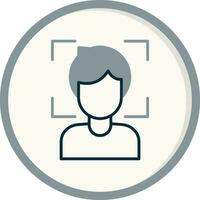 Face Scanner Vector Icon