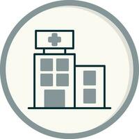 icono de vector de hospital