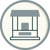 Ticket Window Vector Icon