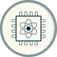 Quantum Computing Vector Icon