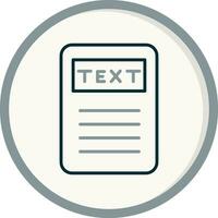 Text Vector Icon