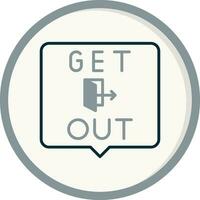 Get Out Vector Icon