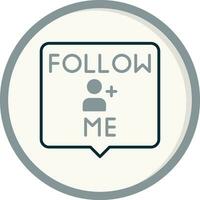 Follow Me Vector Icon