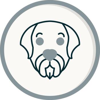 pudelpointer vector icono