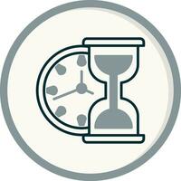 icono de vector de reloj de arena