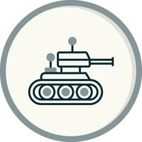 icono de vector de tanque