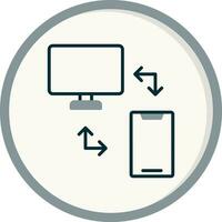 File Transfer Vector Icon