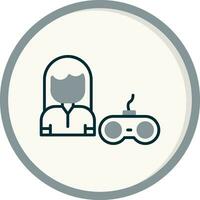 Gamer Vector Icon