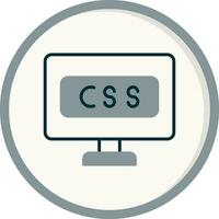 icono de vector de css