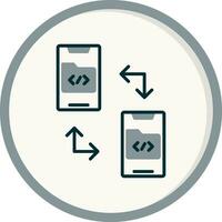 Data Transfer Vector Icon