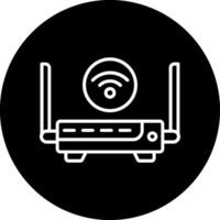 icono de vector de enrutador wifi