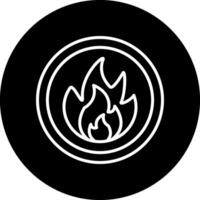 Flammable Vector Icon