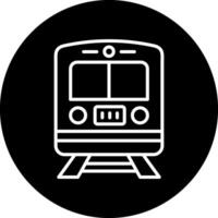 icono de vector de tren