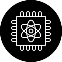 Quantum Computing Vector Icon
