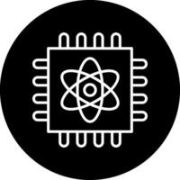 Quantum Computing Vector Icon
