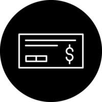 Cheque Vector Icon