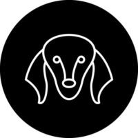 saluki vector icono