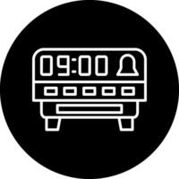 icono de vector de reloj digital