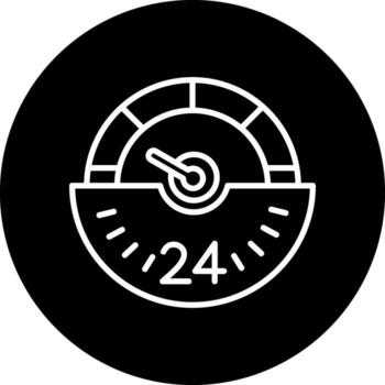 icono de vector de velocímetro