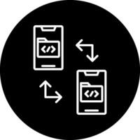 Data Transfer Vector Icon