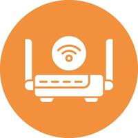 icono de vector de enrutador wifi