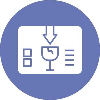 7 7 - frágil.eps vector