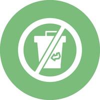 9 - No Disposable.eps vector