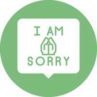 33 - I Am Sorry.eps vector