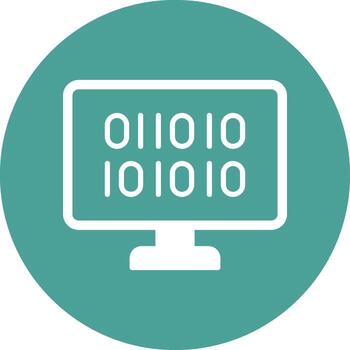 20 - binario codigo.eps vector