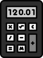 icono de vector de calculadora