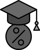 Graduated Vector Icon