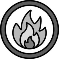 Flammable Vector Icon