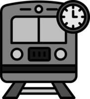 Train Times Vector Icon