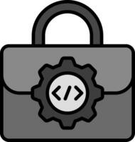 Office bag Vector Icon