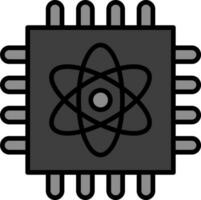 Quantum Computing Vector Icon
