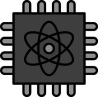 Quantum Computing Vector Icon