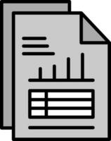 Data Report Vector Icon