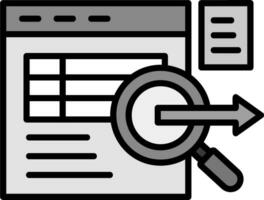 Data Query Vector Icon